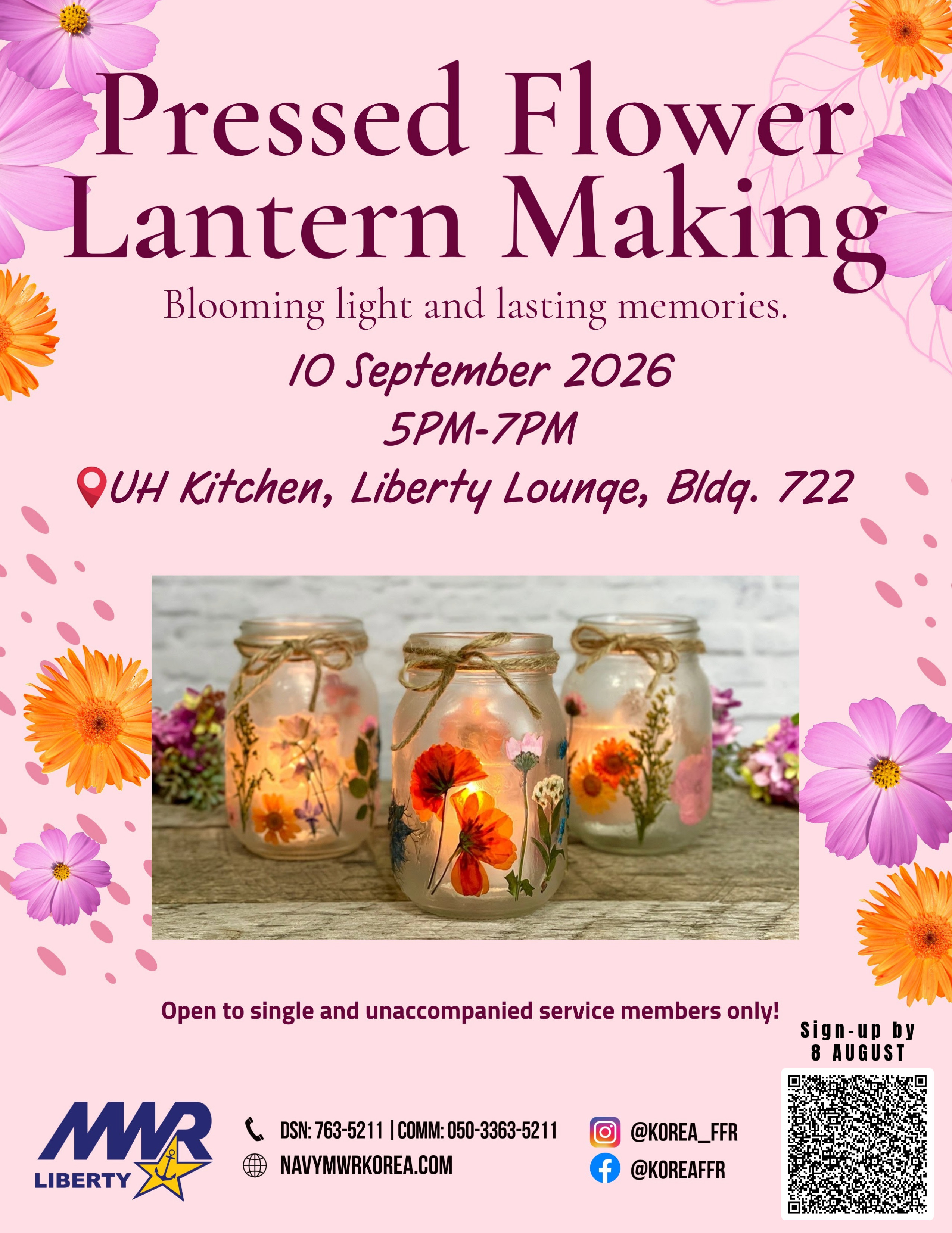 Chinhae Pressed Flower Lantern Making