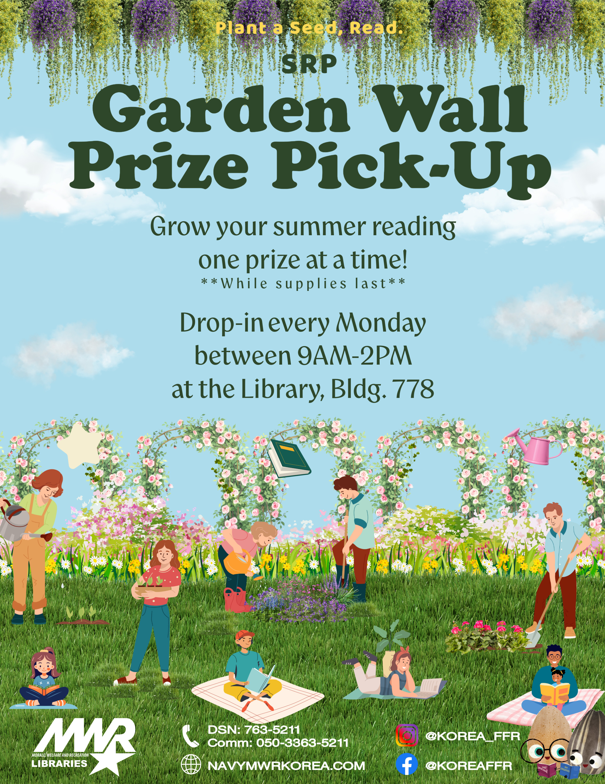 Garden Wall Prize Pick-Up flyer