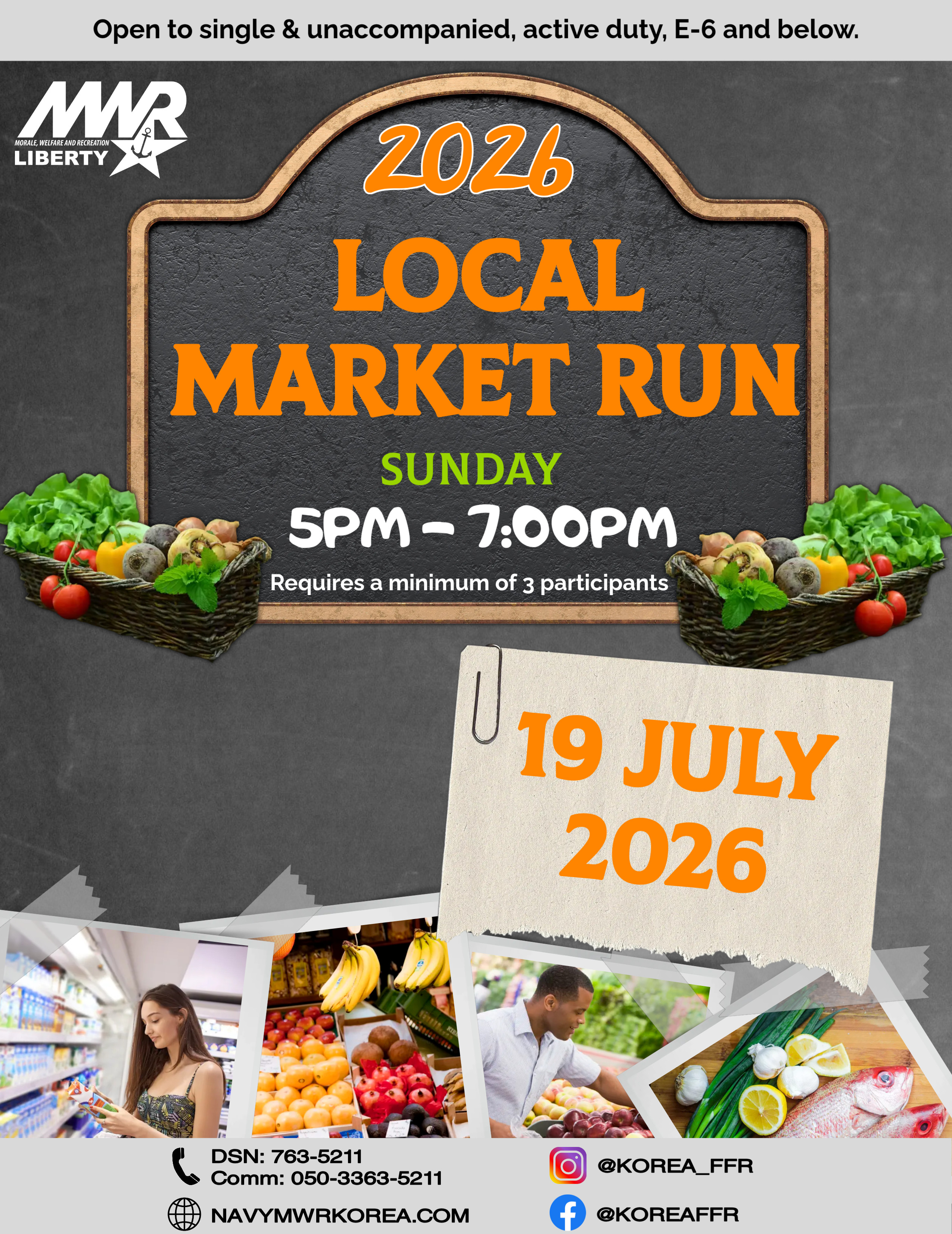 Local Market Run flyer