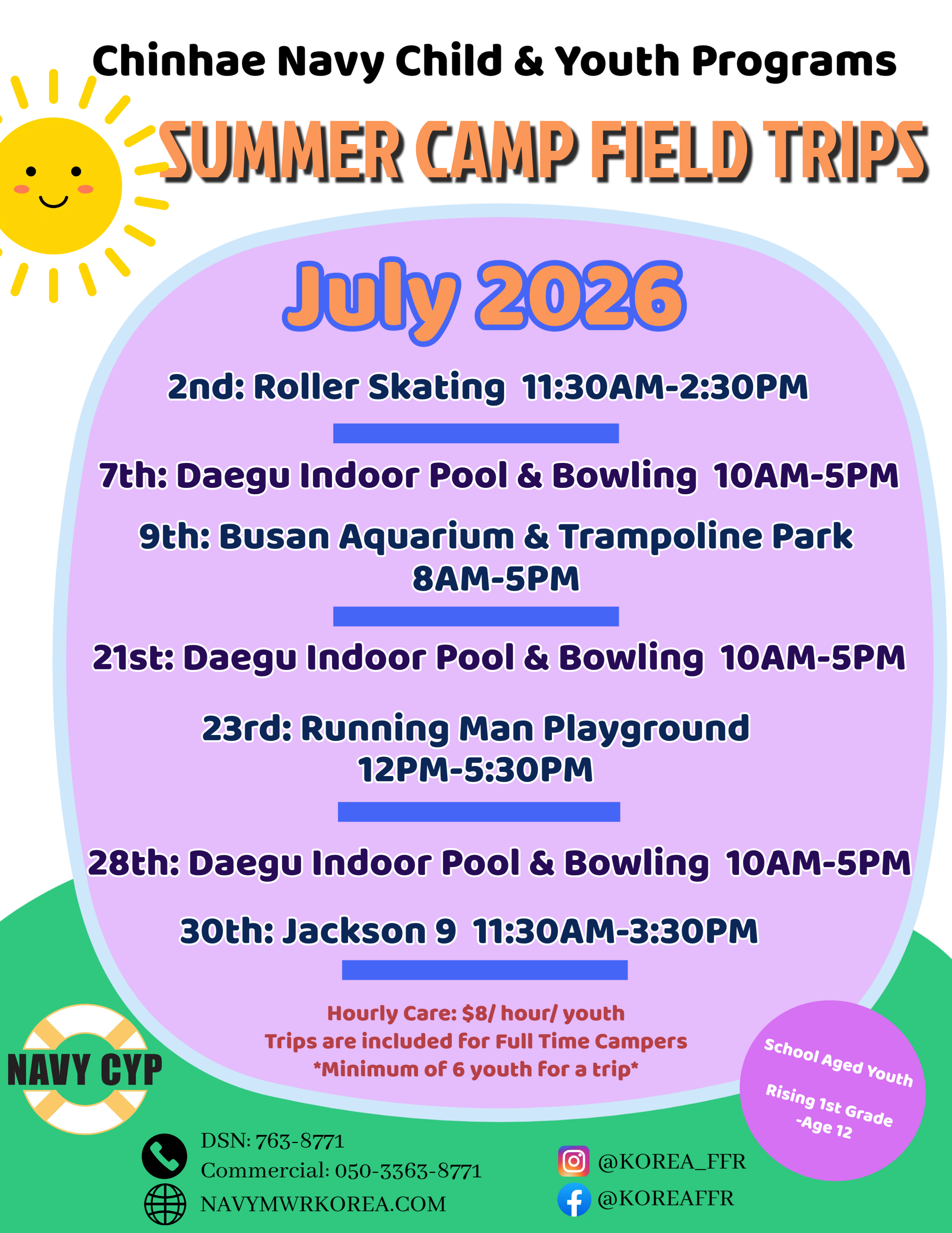 CYP July Field Trips