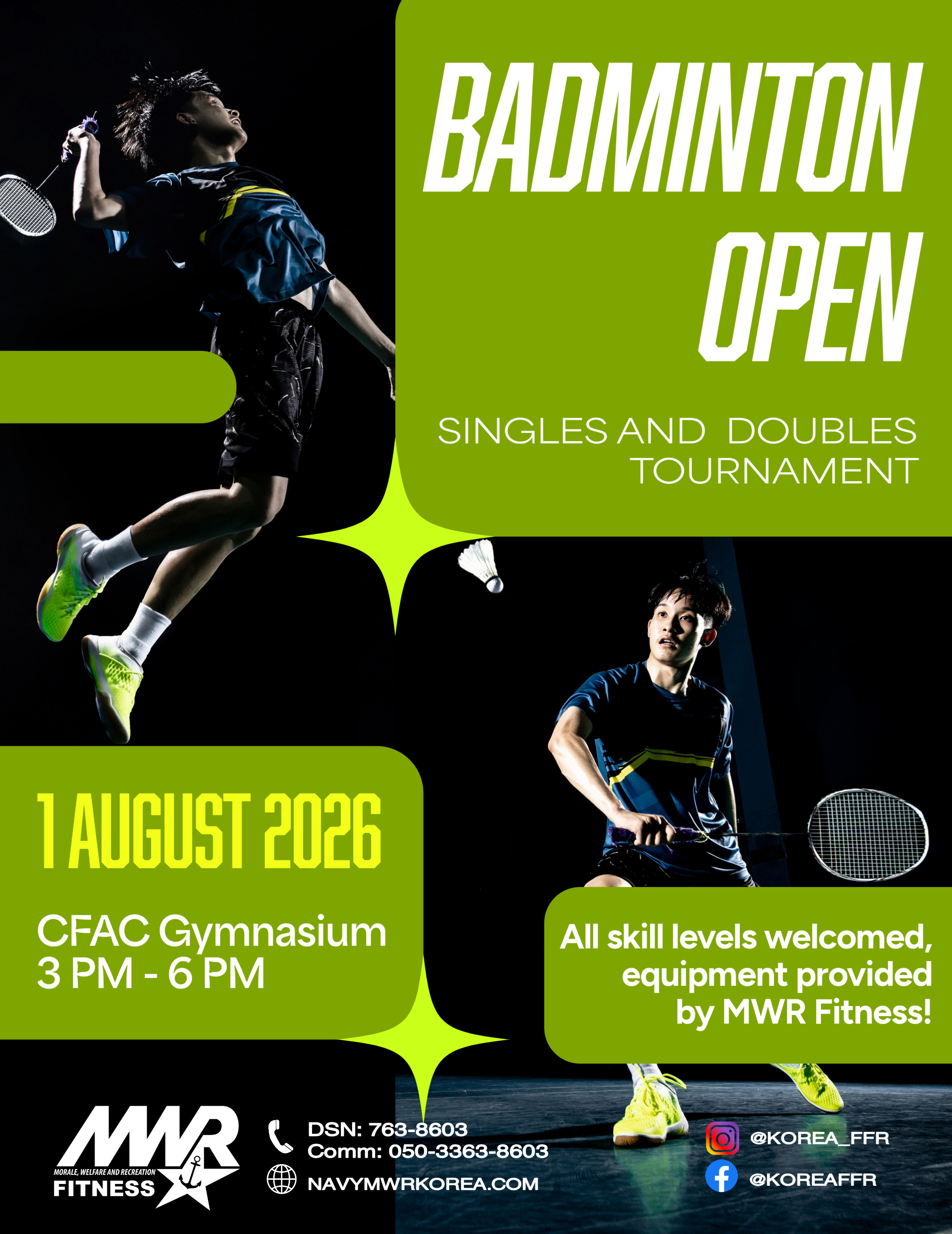 Badminton Open flyer with pictures of players.jpg