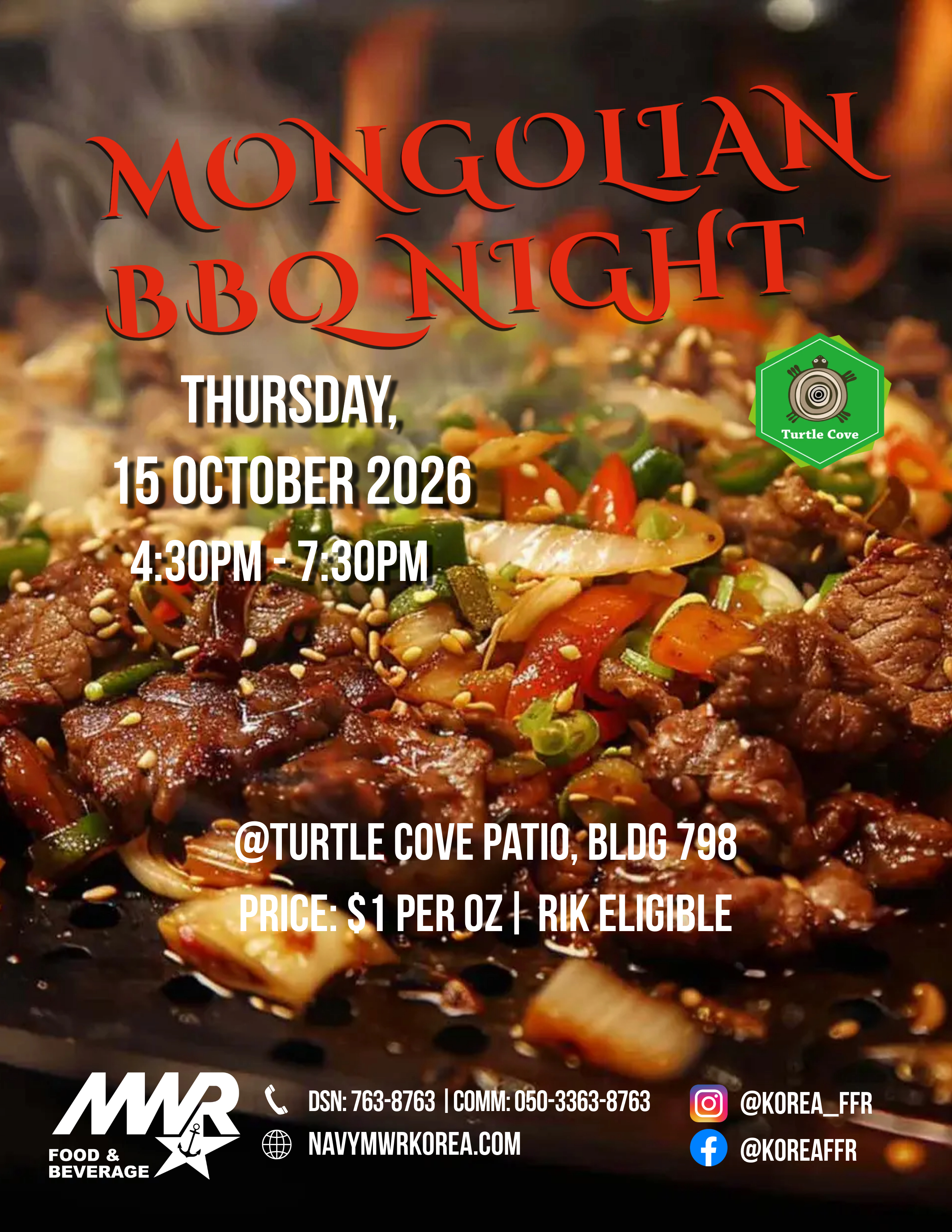Mongolian BBQ Night