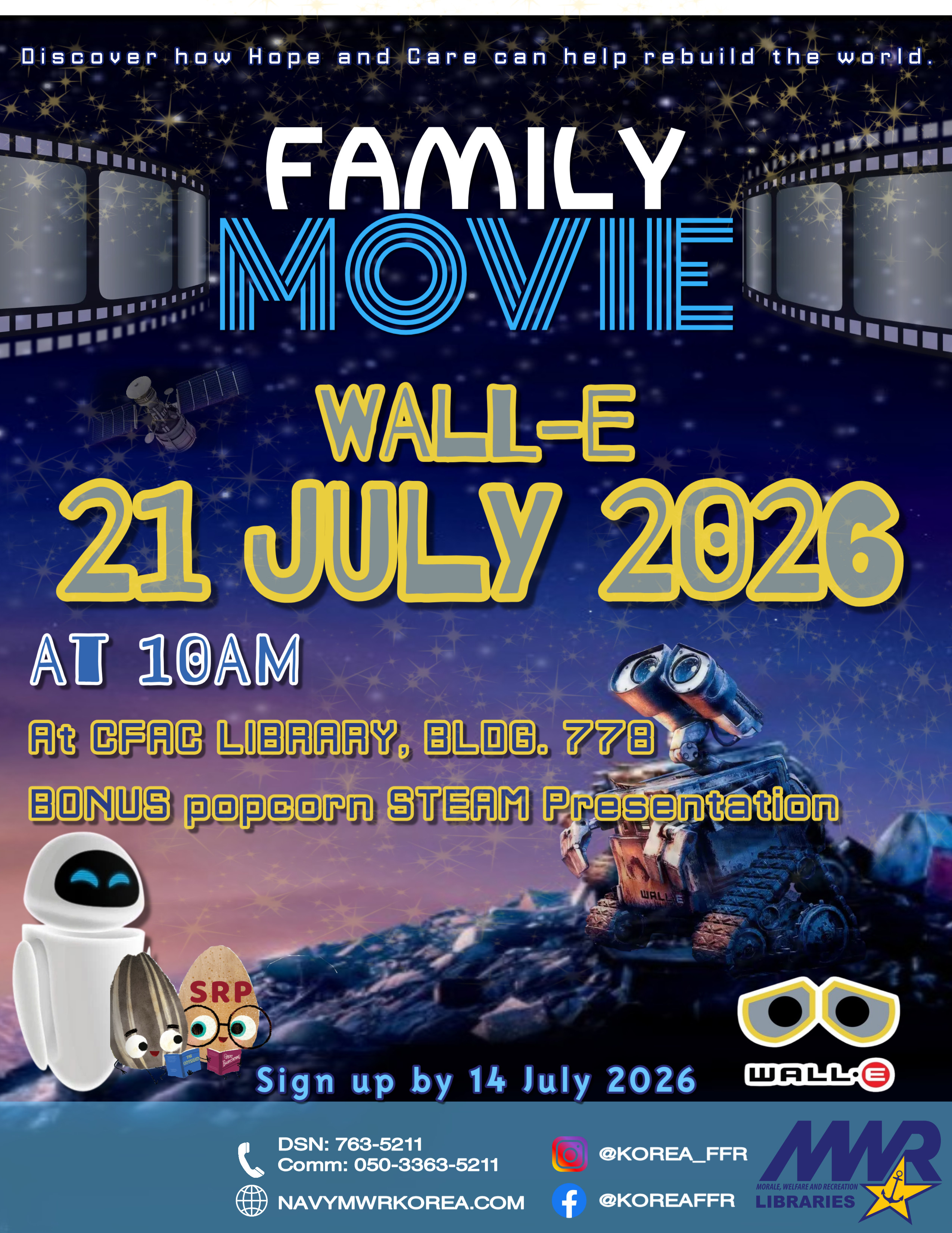 Family Movie Wall-e Flyer